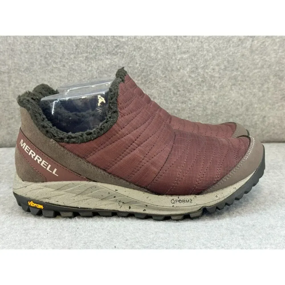 Merrell Antora Slip On Sneaker Moc Style Marron Vibram Sole - Women's Size 7.5